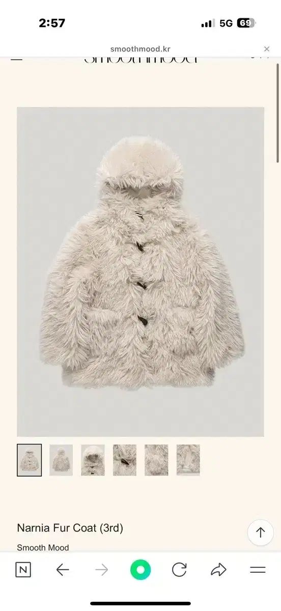 スムードムード ファーコート ジャケット 44 8 -> 39