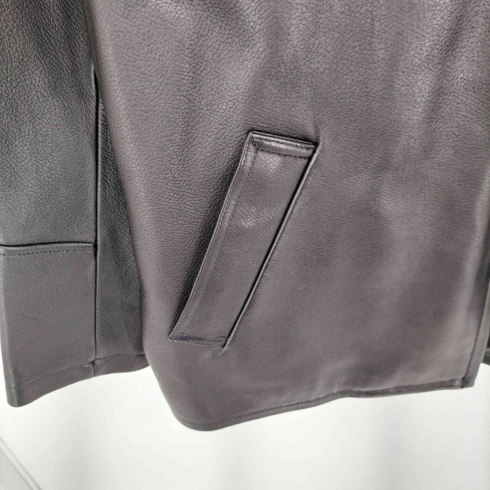 ギャングスタビル GANGSTERVILLE シープスキン レザージャケット メンズ L セーター ストレートパンツ