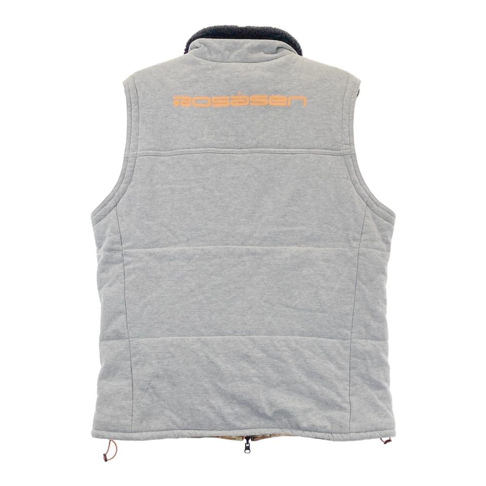 サイズ：L ROSASEN ロサーセン リバーシブル ジップベスト グレー系