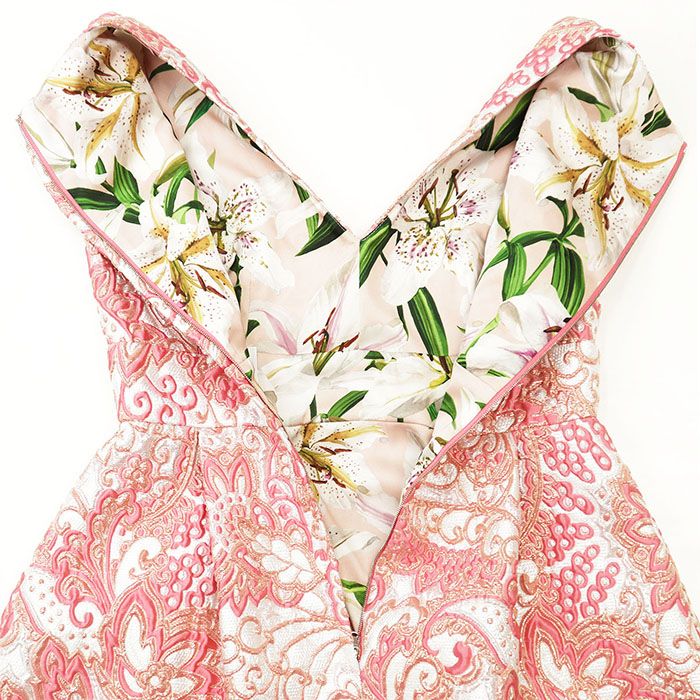 極美品】DOLCE&GABBANA ドルチェ＆ガッバーナ ワンピース メタリック