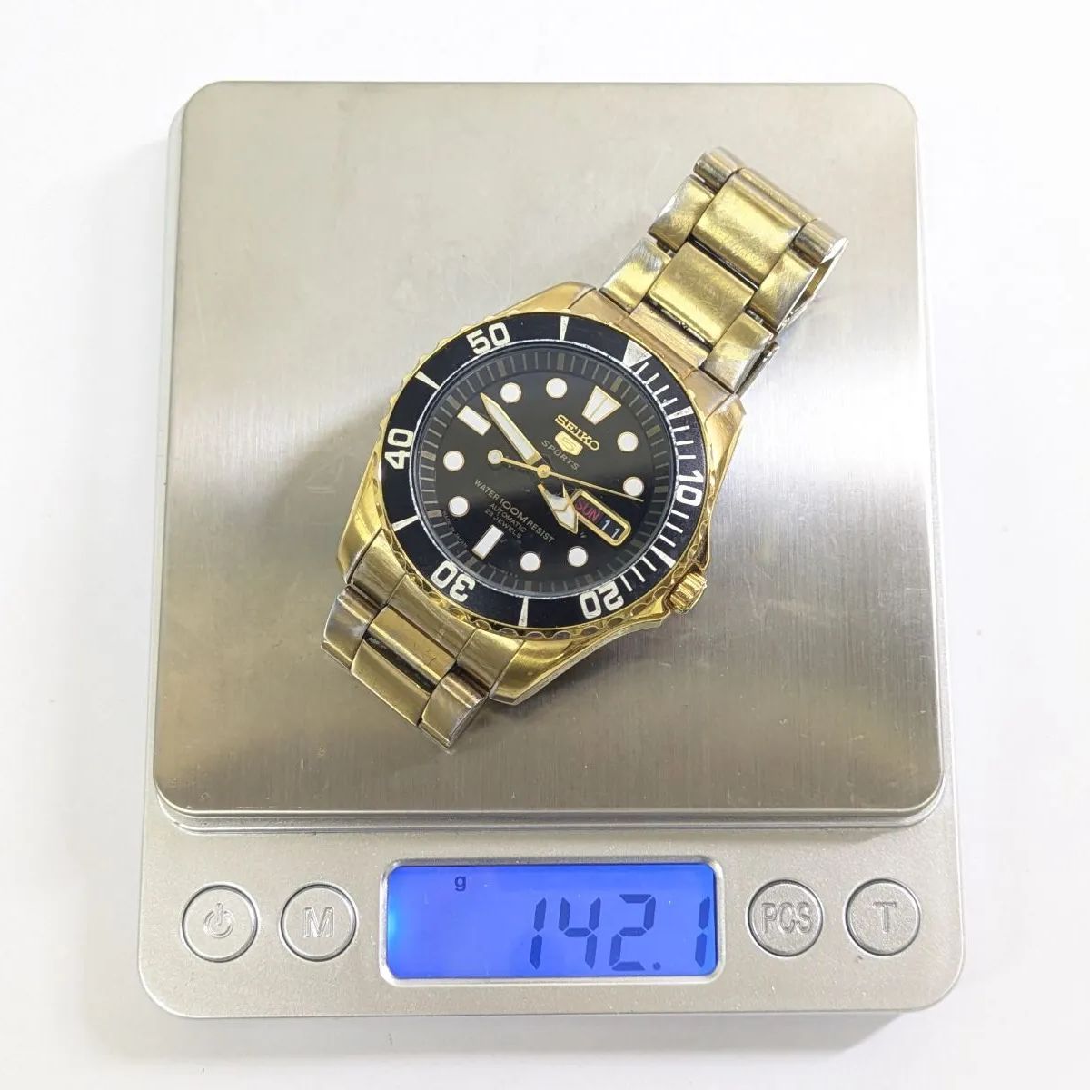 稼働品 SEIKO 5 SPORTS 7S36-03C0 23石 裏スケ 自動巻き 腕時計 - メルカリ