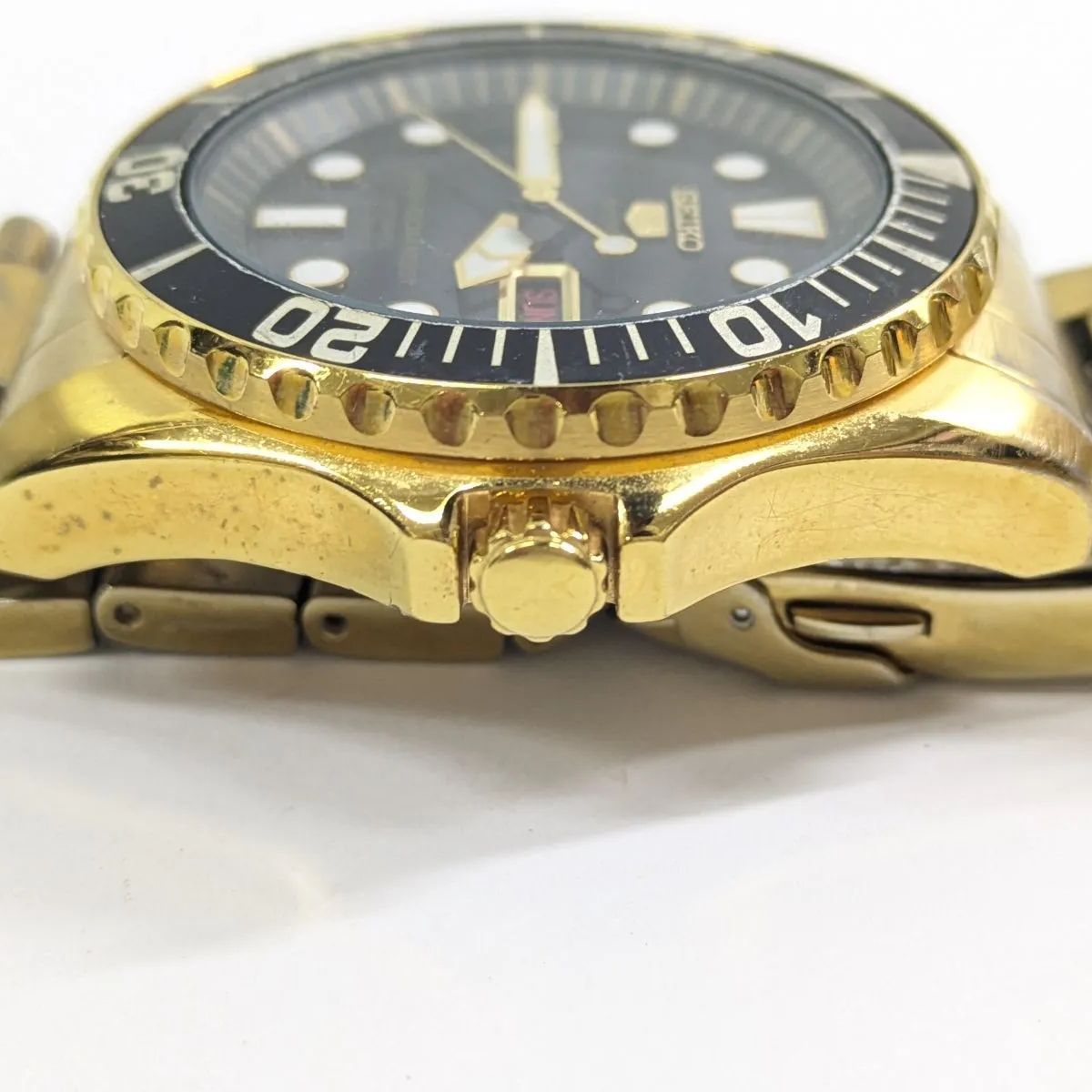 稼働品 SEIKO 5 SPORTS 7S36-03C0 23石 裏スケ 自動巻き 腕時計 - メルカリ