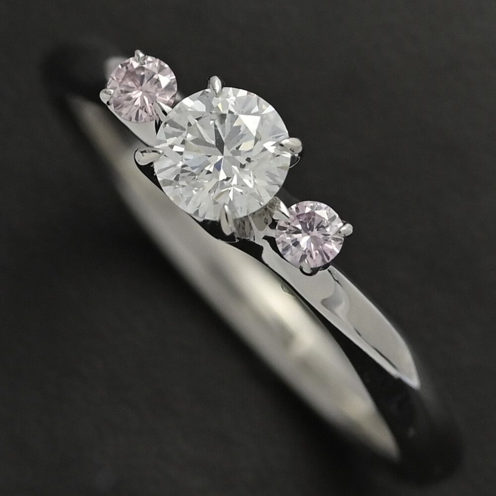 連休セールSTAR JEWERY PT ダイヤモンドリング中古　ストーン付き STAR JEWELRY（スタージュエリー） 指輪 レディース PT950 リング