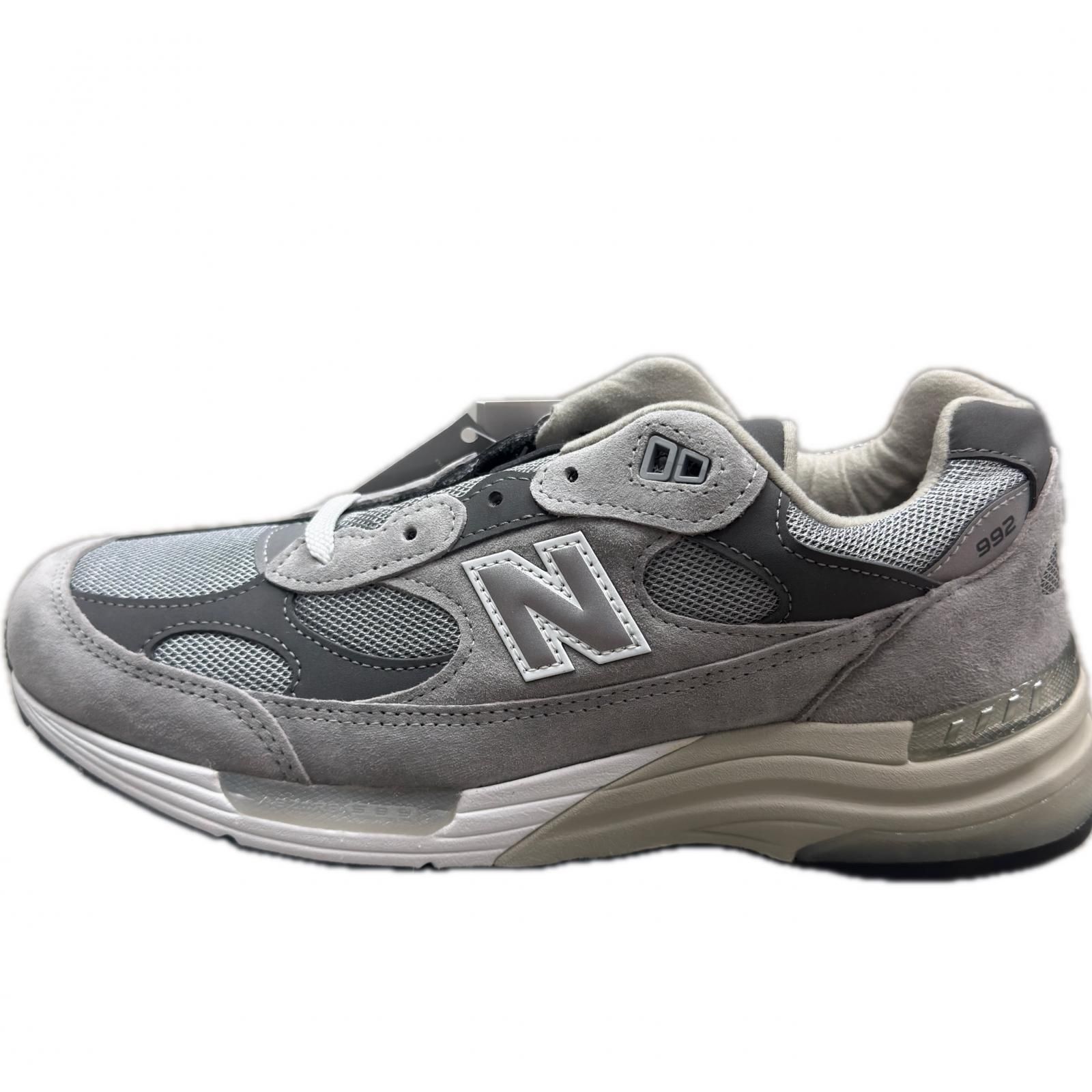 国内正規 未使用 NEW BALANCE 992 Gray スエード スニーカー 