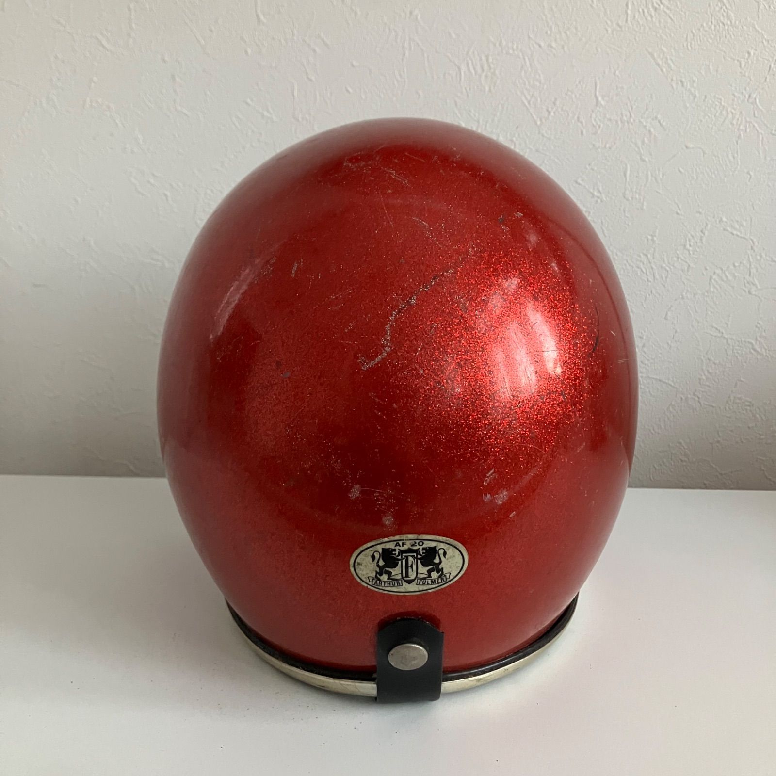 ARTHUR FULMER☆ビンテージヘルメット AF20 AF40 Lサイズ 赤色