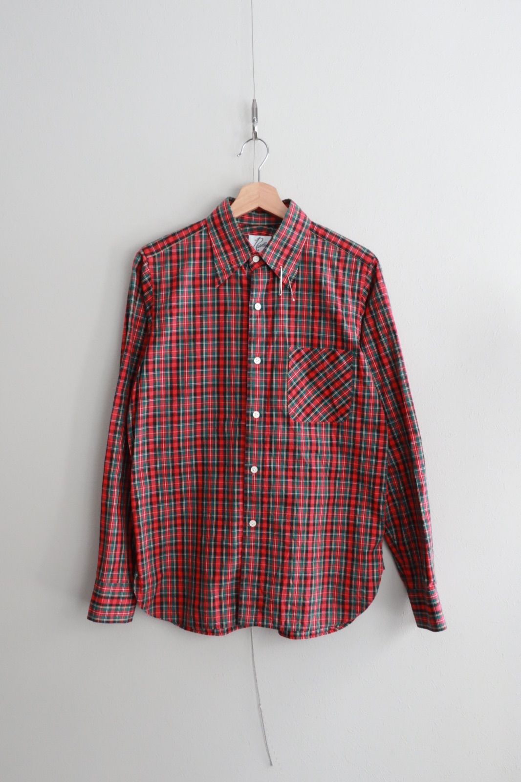 Needles タータンチェックシャツ - メルカリ