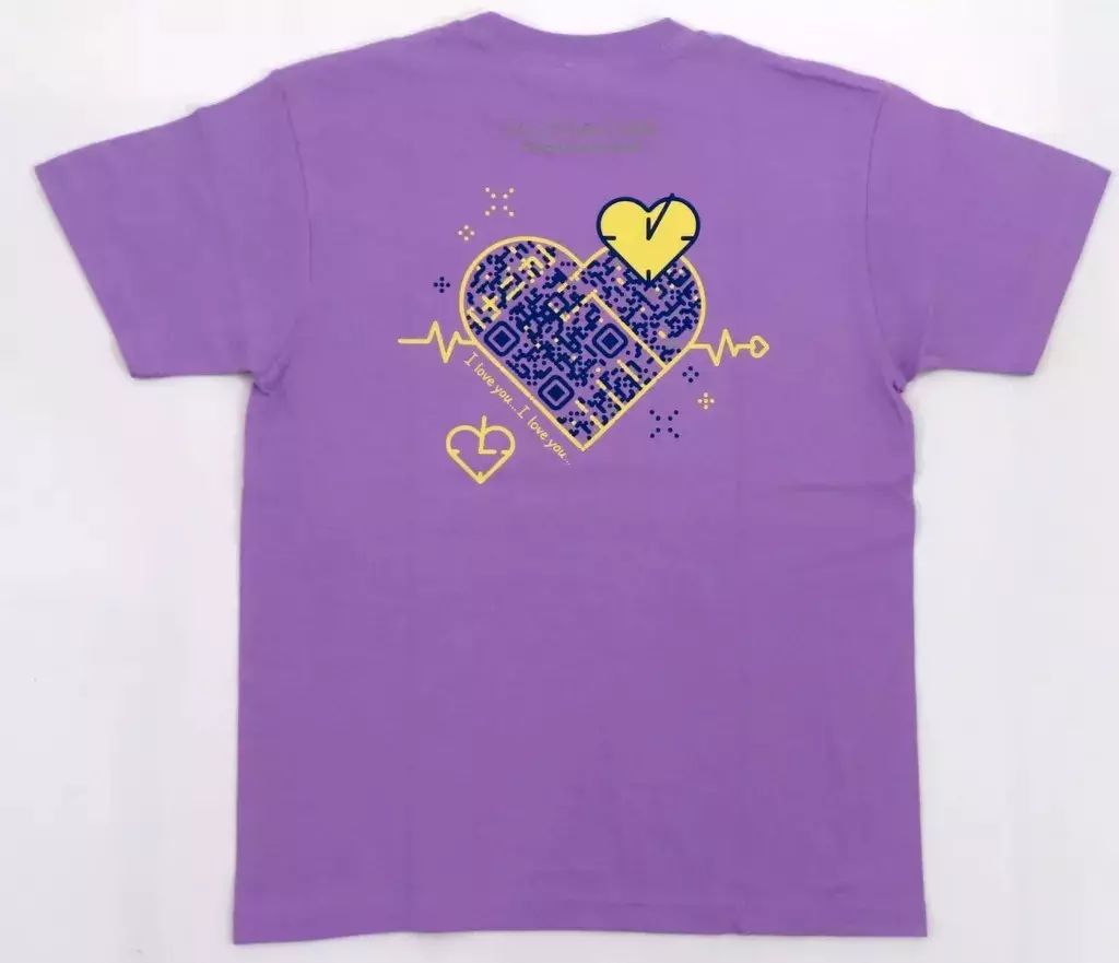 【中古】Tシャツ 美風藍(I love you...I love you...) アイドルTシャツ ライトパープル XLサイズ 「うたの☆プリンスさまっ♪ ALL STAR STAGE -MUSIC UNIVERSE-」