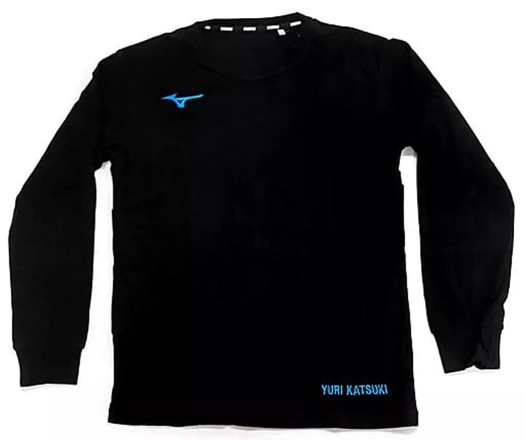 中古】Tシャツ 勝生勇利 長袖シャツ ブラック Mサイズ 「ユーリ!!! on