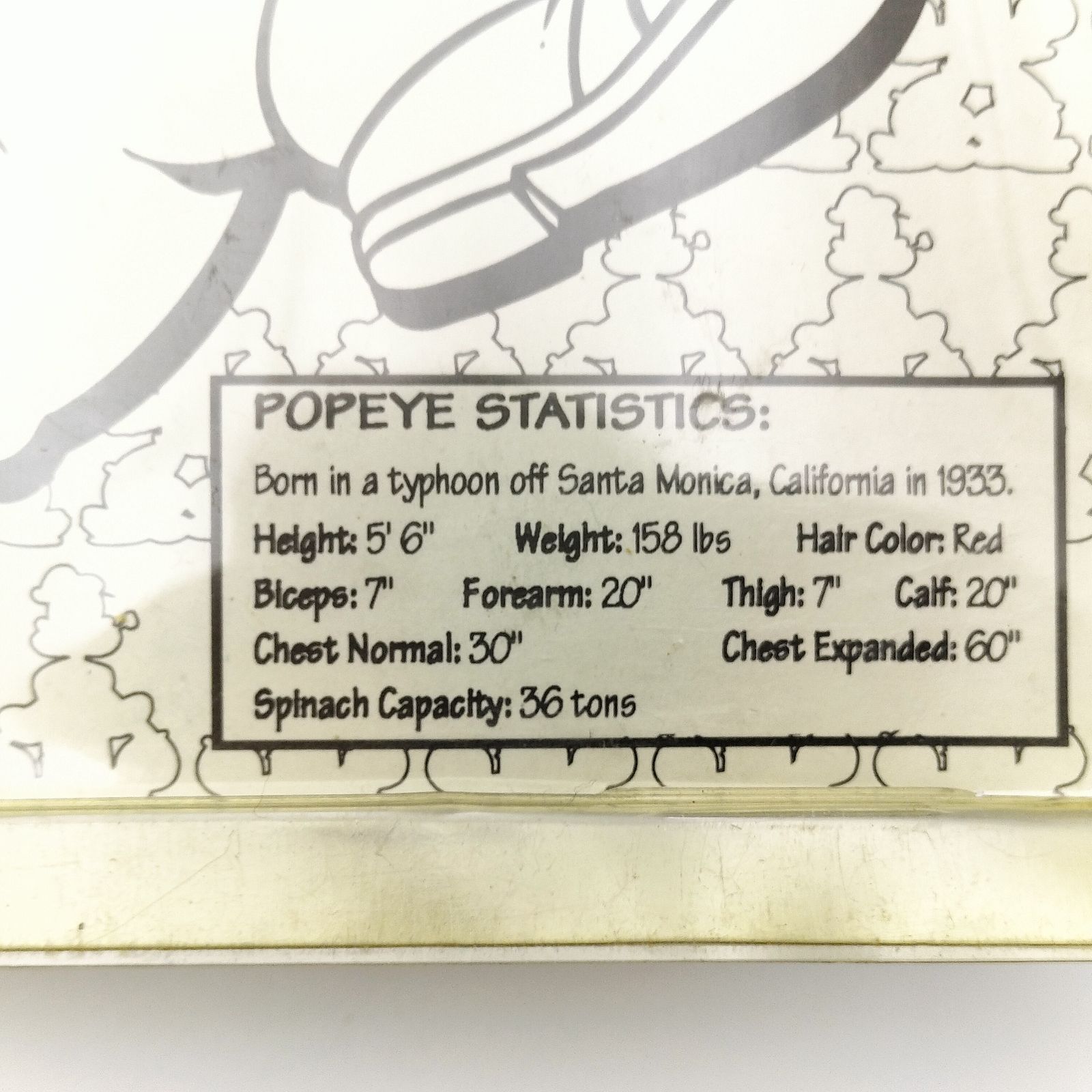 1993年製 ポパイ オリーブ・オイル ベンダブル フィギュア 未開封 当時