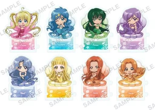 【中古】アクリルスタンド・アクリルパネル 全8種セット 「ぴちぴちピッチ つながるぷちアクリルスタンド」