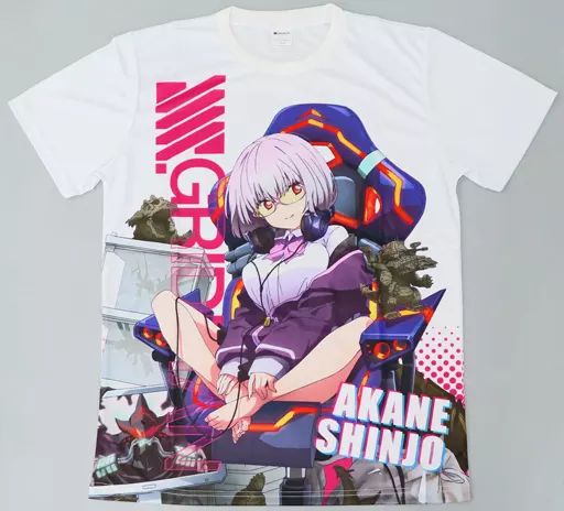 中古】衣類 新条アカネ ゲーミングチェアver. フルグラフィックTシャツ