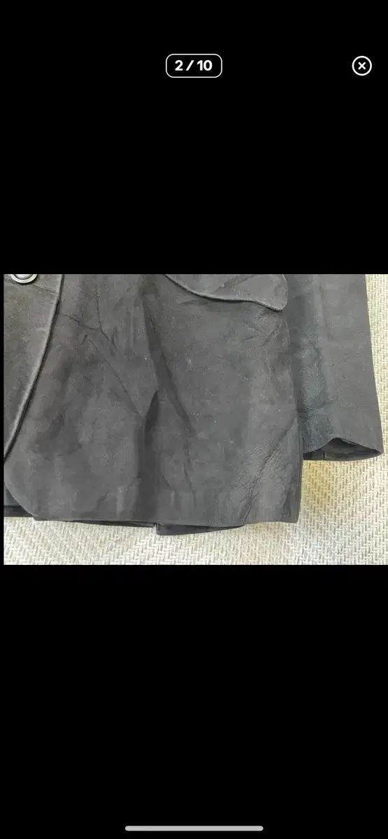 オンワード リー リアル スウェード テーラード 3ボタン ジャケット J 03459