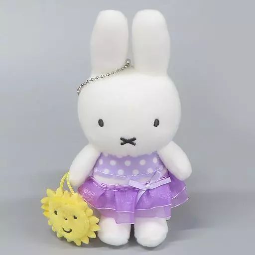 ミッフィー　zakkaフェスタ　水玉　サマーウェア　マスコット　パープル ミッフィー zakkaフェスタ 水玉 サマーウェア マスコット パープル