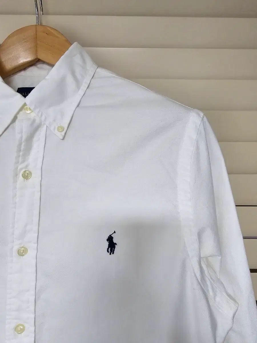 ポロラルフローレン 白 オックスフォード シャツ M