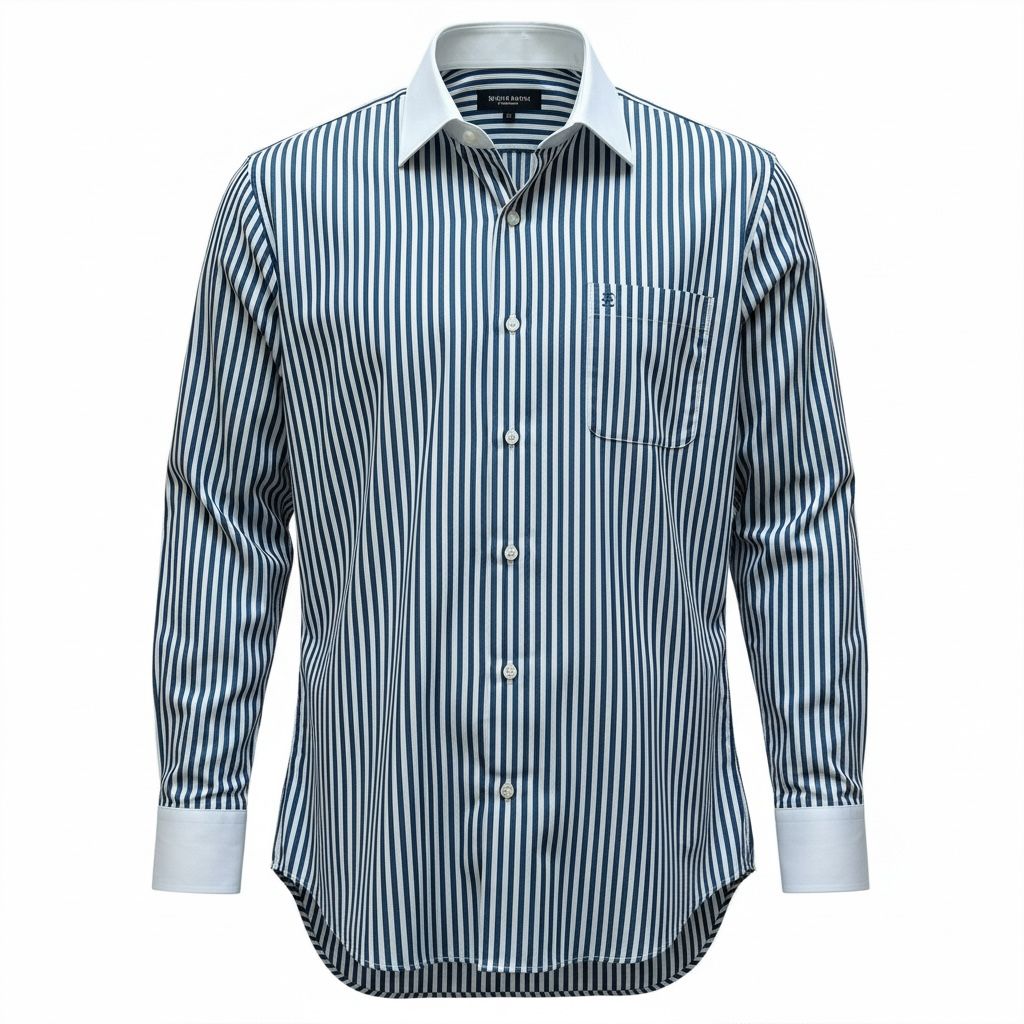 ブラックレーベルクレストブリッジ ストライプ シャツ 美品 Mサイズ