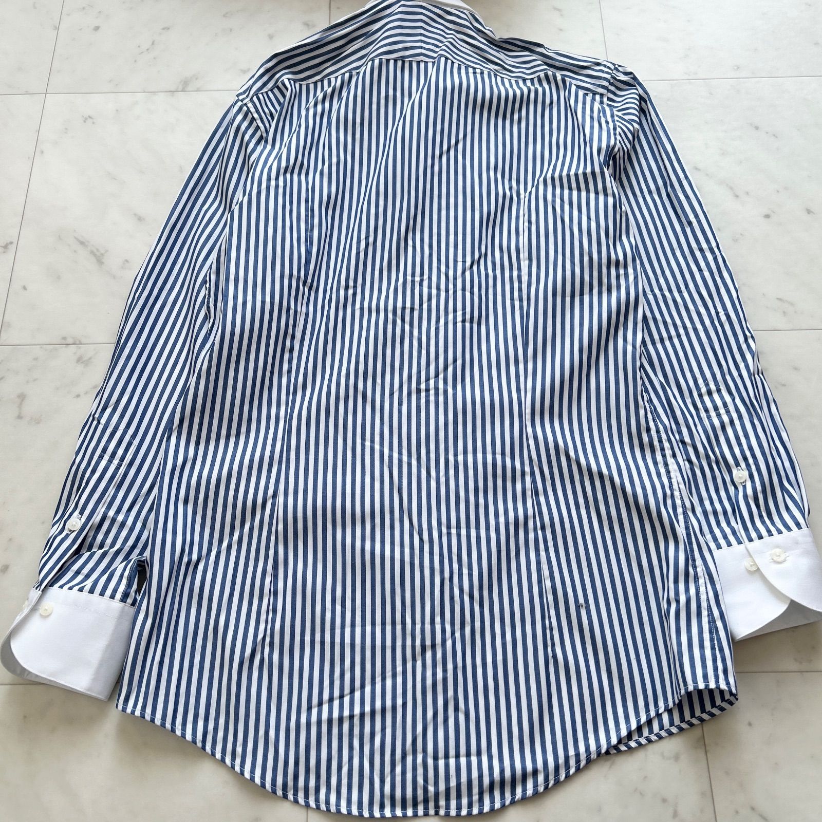 ブラックレーベルクレストブリッジ ストライプ シャツ 美品 Mサイズ