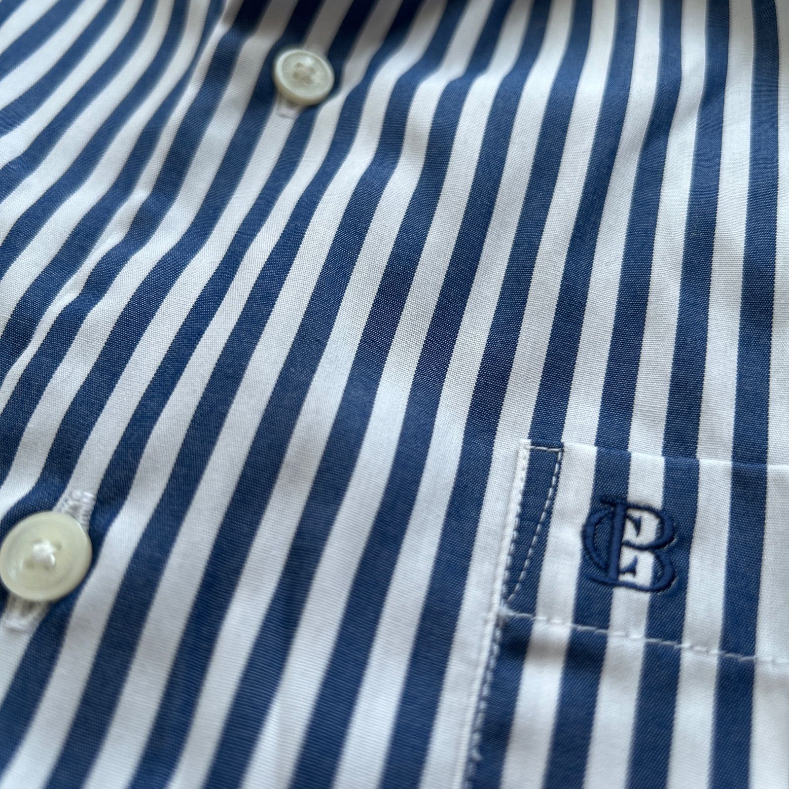 ブラックレーベルクレストブリッジ ストライプ シャツ 美品 Mサイズ