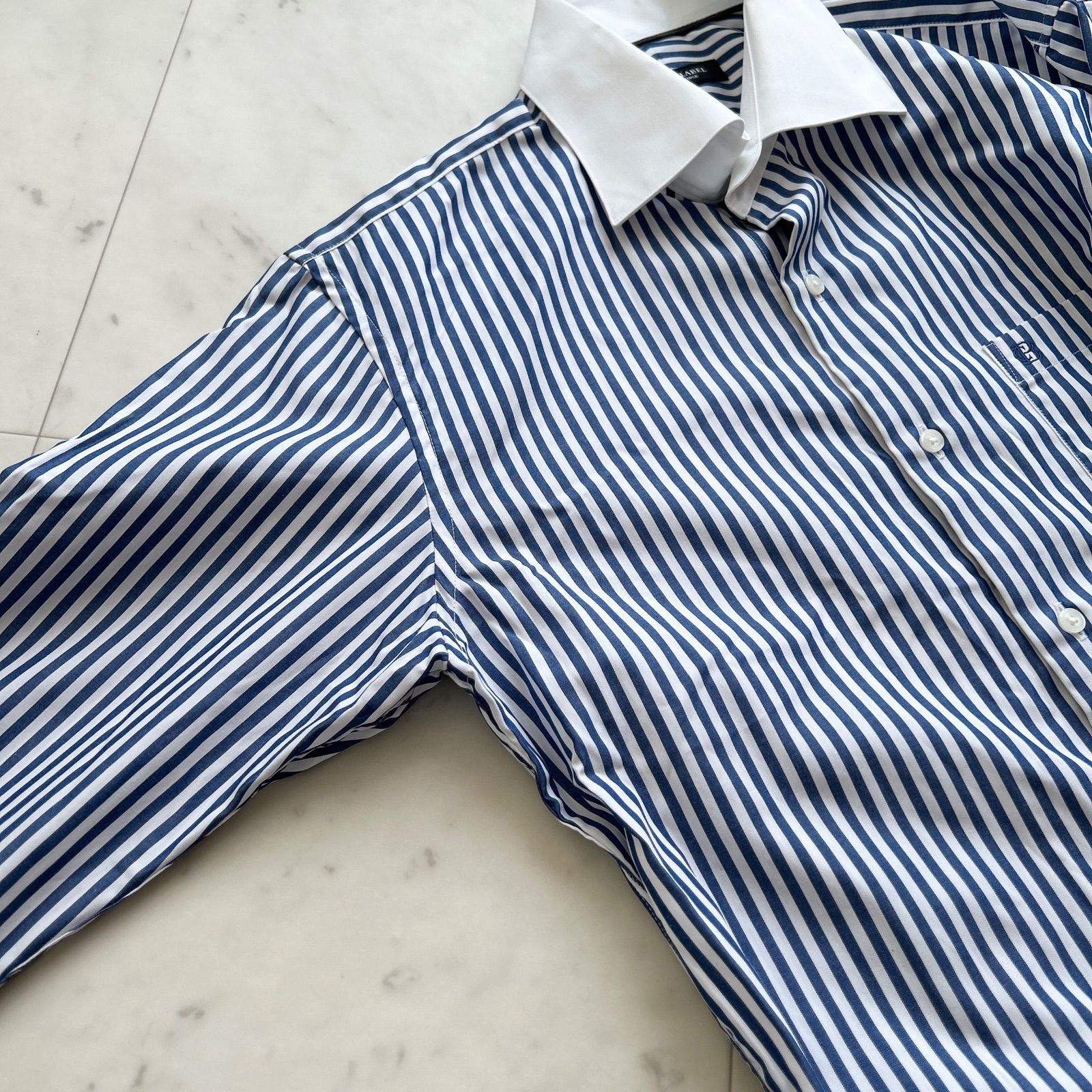 ブラックレーベルクレストブリッジ ストライプ シャツ 美品 Mサイズ
