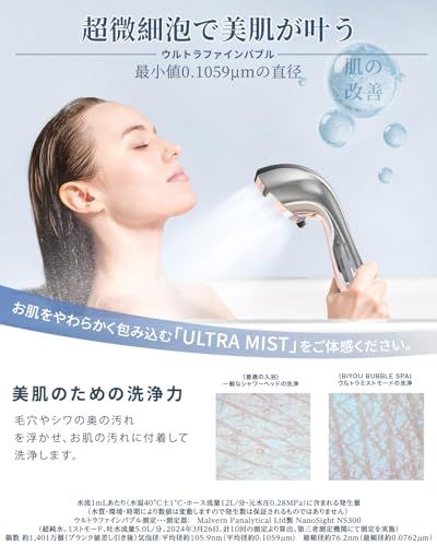 ウルトラファインバブル 潤い肌