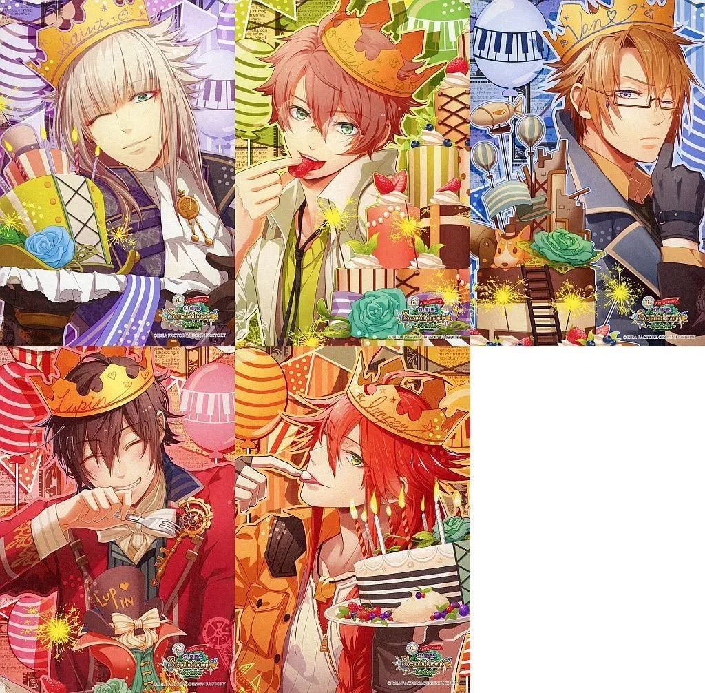 中古】キャラカード 集合 イラストカード5枚組 「Code：Realize