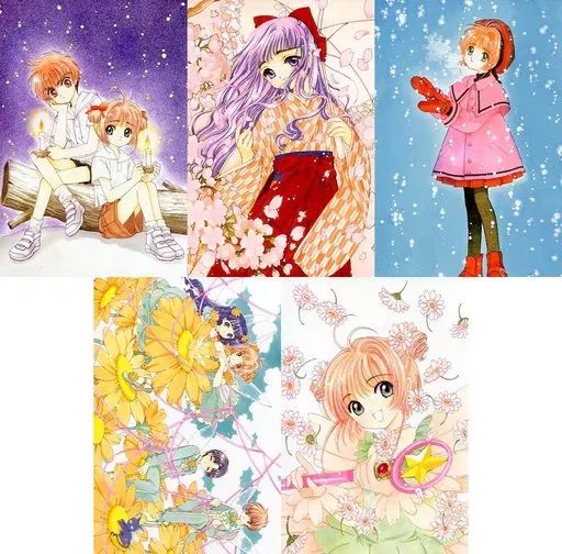 中古】ポストカード(キャラクター) B柄 ポストカードセット(5枚組