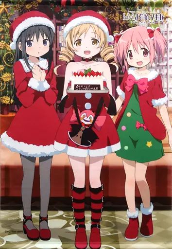 タペストリー 暁美ほむら＆巴マミ＆鹿目まどか B 2タペストリー 劇場版 魔法少女まどか マギカ 新編 叛逆の物語 あにしゅが フェスタ2015グッズ