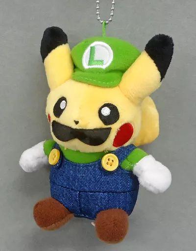 キーホルダー マスコット キャラクター ルイージピカチュウ ポケットモンスター ポケモンセンター