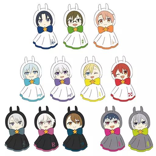 キーホルダー マスコット キャラクター 全12種セット トイズワークスコレクション てるこっと アイドリッシュセブン