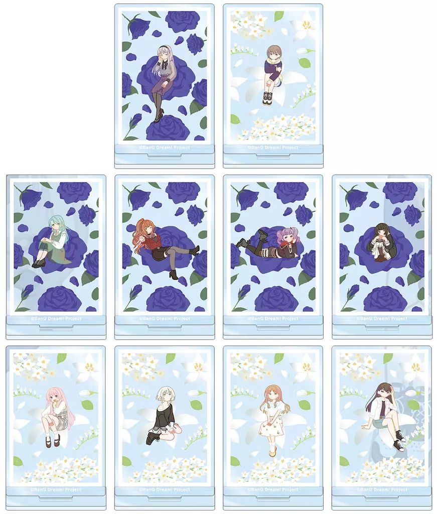 アクリルスタンド アクリルパネル 全10種セット BanG Dream! ガールズバンドパーティ! トレーディング Botania ver.D