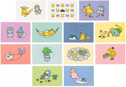 ポストカード のんびりライフ セット ポケットモンスター ポケモンセンター