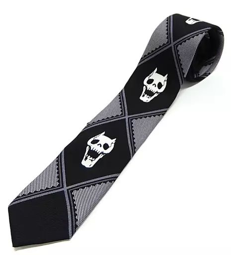 衣類 吉良吉影 KILL A’s tie ネクタイ ブラック ホワイト ultra violence ジョジョの奇妙な冒険 第四部 ダイヤモンドは砕けない