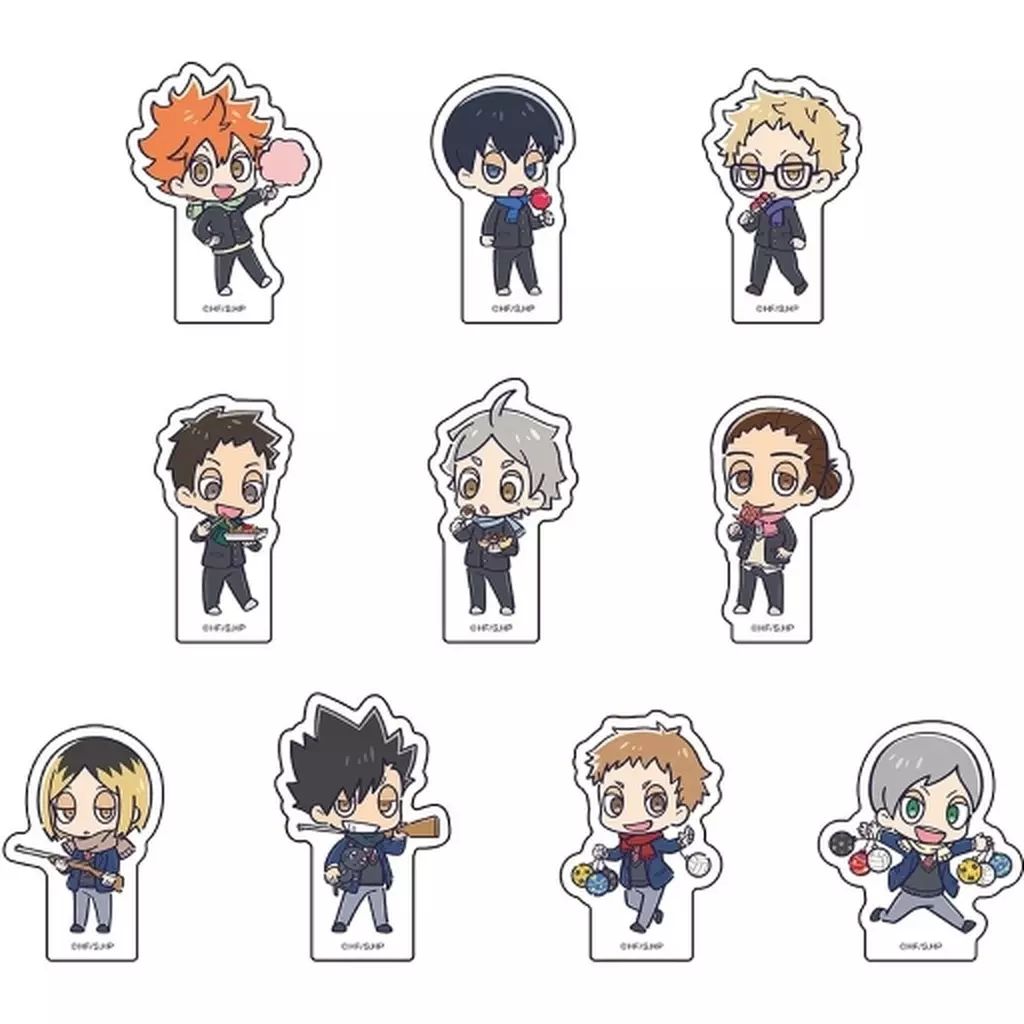 アクリルスタンド アクリルパネル 全10種セット ハイキュー!! ミニキャラアクリルブロックコレクション