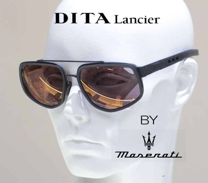 DITA LANCIER ディータ ランシア サングラス Maserati マセラティ コラボサングラス Land 偏光レンズ搭載 DLS 333-A-02 LANCIERコースターをプレゼント