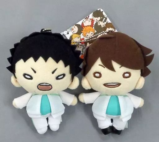 ぬいぐるみマスコット ぬいぐるみバッジ 及川＆岩泉 ジャージ にとたん ボールチェーン付ぬいぐるみ セット ハイキュー!! ジャンプショップ