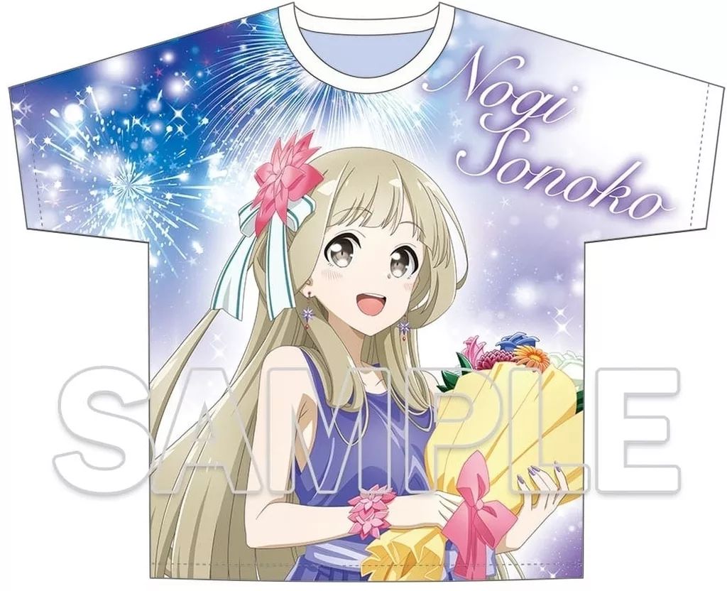 中古】Tシャツ 乃木園子 10周年記念 フルグラフィックTシャツ
