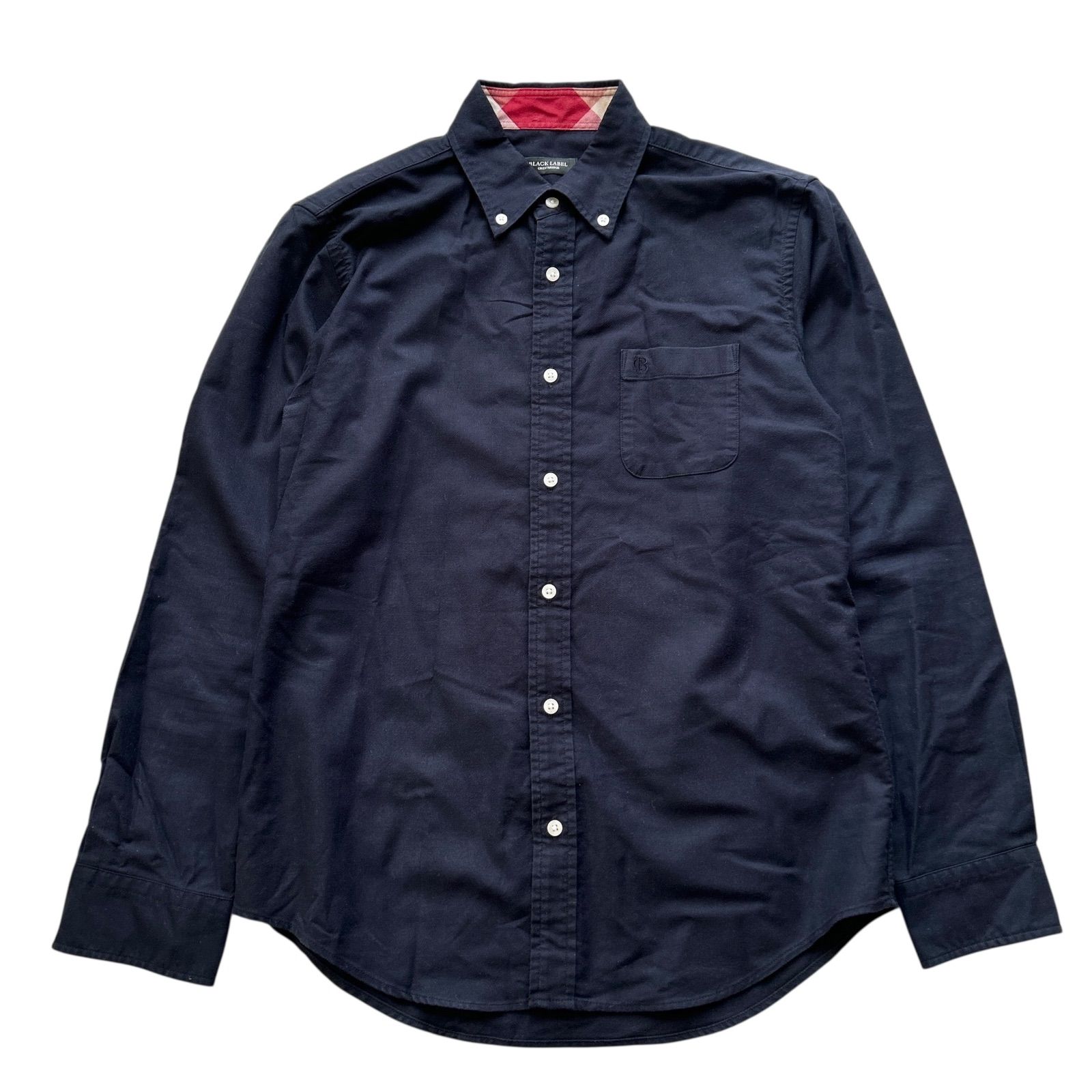 ブラックレーベルクレストブリッジ シャツ 長袖 ダークネイビー M