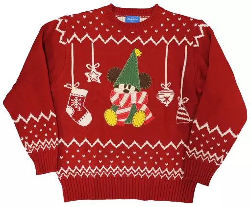 アウターウェア リルリンリン セーター レッド M Lサイズ ディズニー 2025 東京ディズニーリゾート