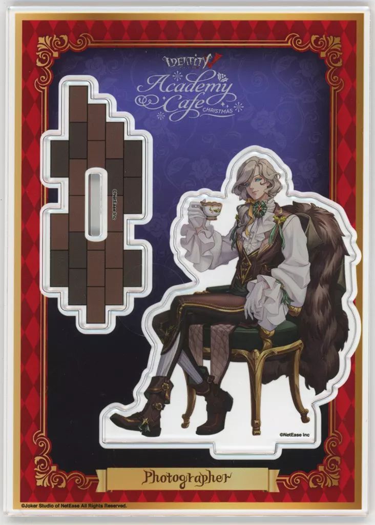 アクリルスタンド アクリルパネル 写真家 ジョゼフ 等身アクリルスタンド Identity V 第五人格 常設カフェ Academy Cafe in SWEETS 第2弾