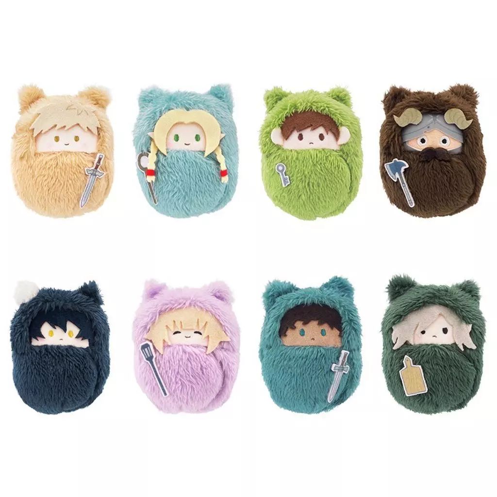 ぬいぐるみマスコット ぬいぐるみバッジ 全8種セット BOX 特典 ダンジョン飯 くるみたぴぬい