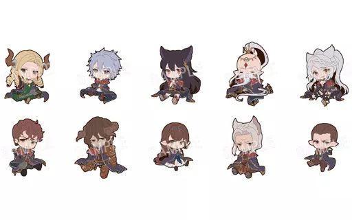 雑貨 全10種セット FANTASY グランブルーファンタジー ぺたん娘トレーディングラバーストラップVol 5