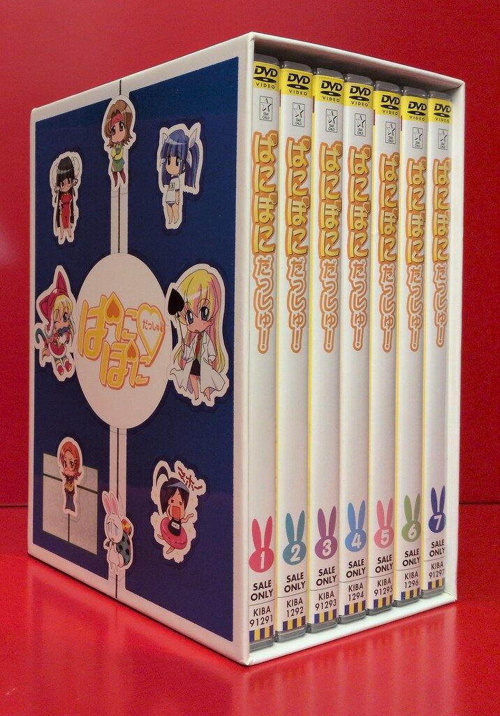 アニメDVD BOX・解説以外の特典欠)ぱにぽにだっしゅ! 全7巻セット