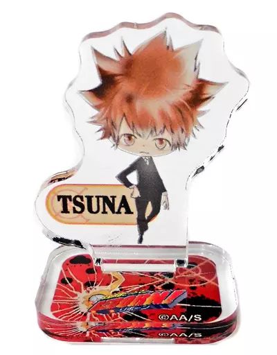 雑貨 沢田綱吉 エルドライブ elDLIVE 家庭教師ヒットマンREBORN! アクリルミニフィギュア 分 天野明展 in 京都グッズ