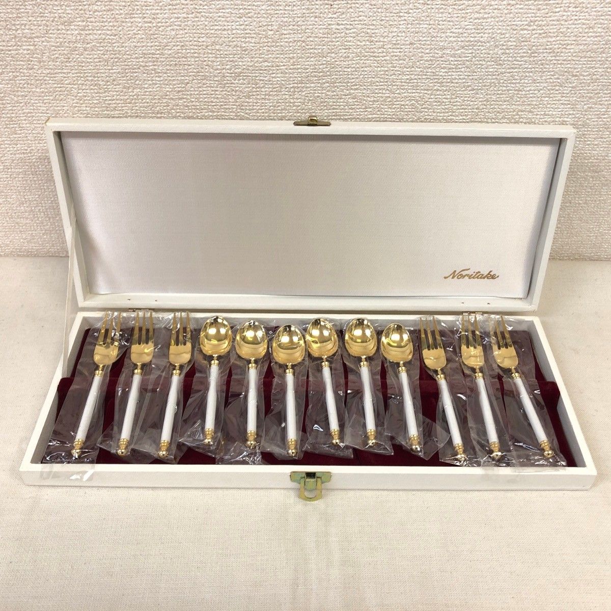 未使用品】Noritake ノリタケ アルミナ磁器ハンドル ティースプーン