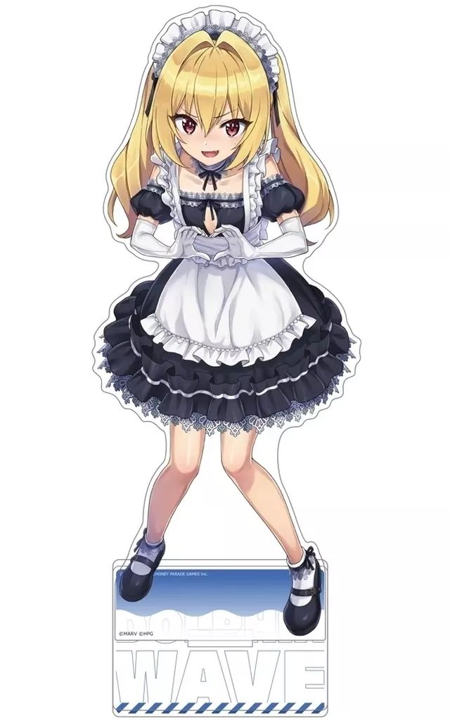 アクリルスタンド アクリルパネル 風見エレン メイド 特大アクリルスタンド ドルフィンウェーブ