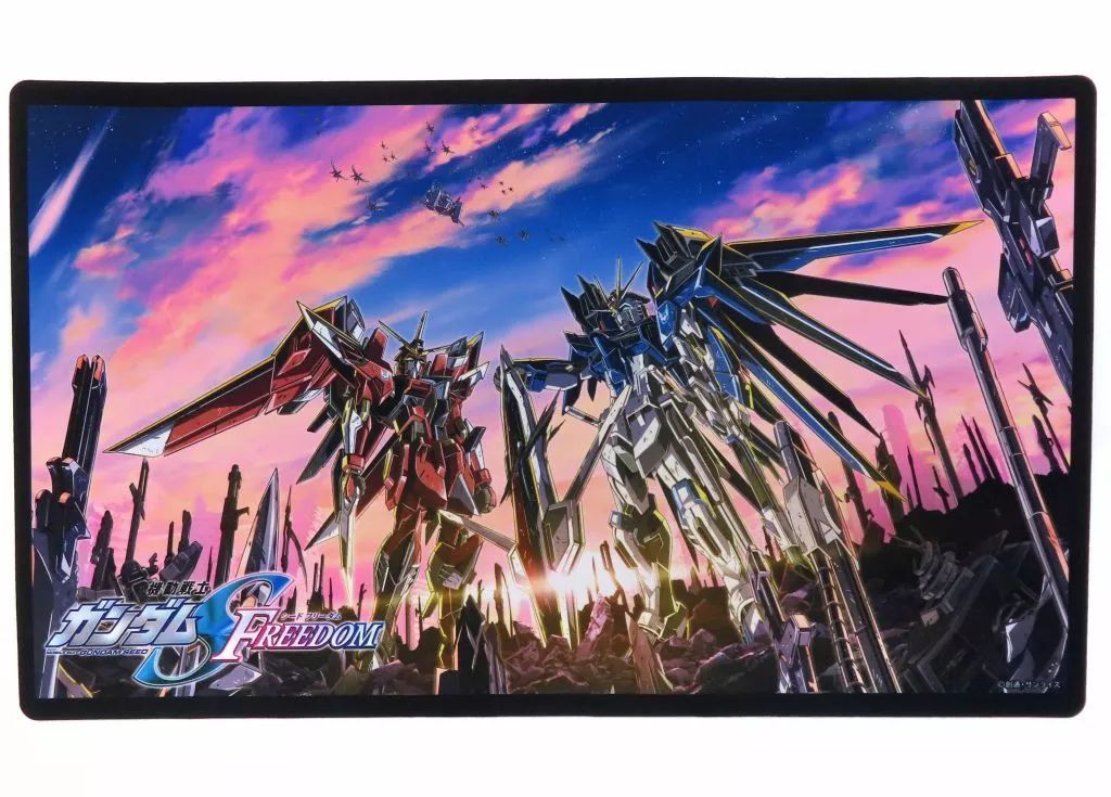 雑貨 ライジングフリーダム＆イモータルジャスティス ラバーマット 機動戦士ガンダムSEED DOM