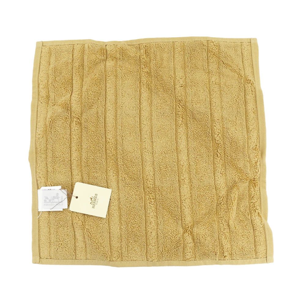 名東 エルメス カレ タオル 32 ラビリンス ベージュ系 サブレ コットン 小物 雑貨 その他