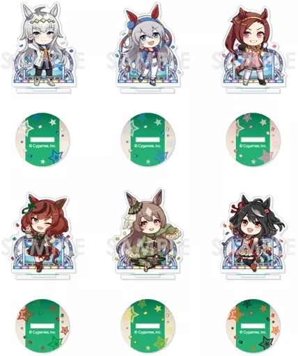 アクリルスタンド アクリルパネル 全6種セット ウマ娘 プリティーダービー きゃらふぃーゆアクリルスタンド うまぴょい伝説 Vol 3