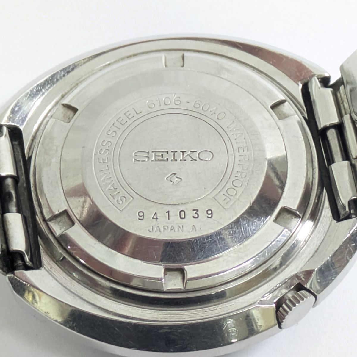  稼働品 SEIKO 5 SPORTS セイコー 5 スポーツ 6106 6040 25石 自動巻き メンズ 腕時計 オフィスカジュアル 自動巻き時計 腕時計(アナログ)