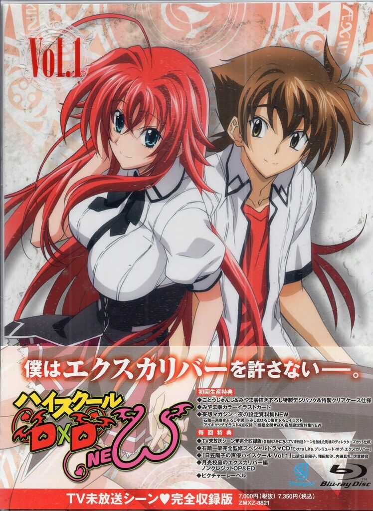 アニメBlu-ray ハイスクールD×D NEW 初回生産版全6巻 セット - メルカリ