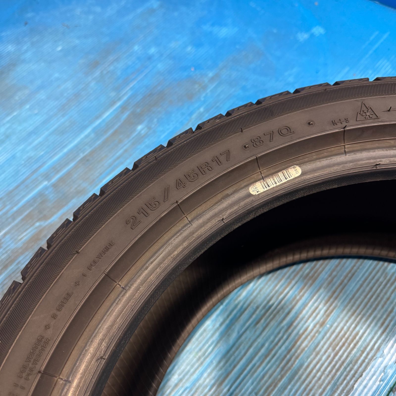  ダンロップ WINTER MAXX WM 03 215|45 R 17 2025年製 残溝8 mm以上 スタッドレスタイヤ 2本セット 17インチ スタッドレス